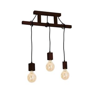 Luster na tyči JACK 3xE27/40W/230V hnedé drevo 4360 vyobraziť