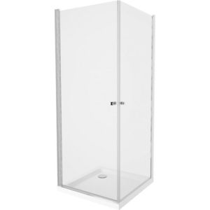 MEXEN/S - PRETORIA duo sprchovací kút 90 x 90, transparent, chróm + vanička vrátane sifónu 852-090-090-01-02-4010 vyobraziť