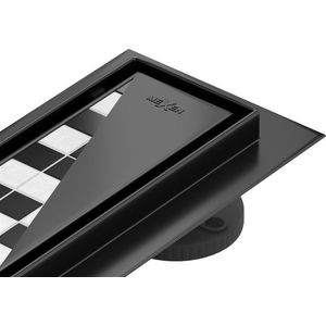 MEXEN - Flat M13 odtokový žľab 2v1 140, čierny 1710140 vyobraziť