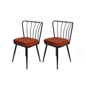 Súprava jedálenských stoličiek Yildiz Tile Red and Black, 2 ks, 2 ks vyobraziť