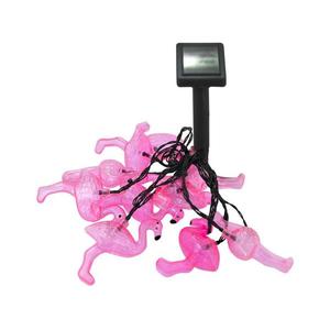 LED Solárna dekoračná reťaz 10xLED/1, 2V 300 mAh 3, 8 m IP44 plameniak 311535 vyobraziť