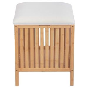 Taburet s úložným priestorom B066 NAT, bambus vyobraziť