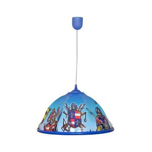 Detský luster na lanku KNIGHT 1xE27/15W/230V WLA-06 RYCERZ NIEBIESKI vyobraziť