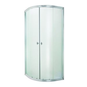 INVENA - Sprchovací kút štvrťkruh MARBELLA, profil: chróm, sklo frosted 80x80cm AK-46-181-O vyobraziť