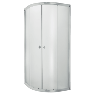 INVENA - Sprchovací kút štvrťkruh MARBELLA, profil: chróm, sklo frosted 90x90cm AK-46-191-O vyobraziť