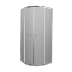 INVENA - Sprchovací kút štvrťkruh VITORIA 90 x 90, chróm profil, sklo grafitové AK-49-197-O vyobraziť