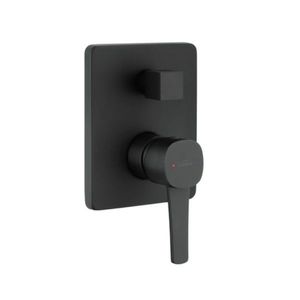 INVENA - 2-cestná nástenná batéria GLAMOUR čierna TREND BP-02-4K2-V vyobraziť