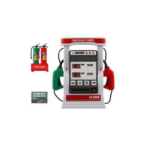 Teddies Čerpacia stanica so zvukom a svetlom, 17 x 23 x 6 cm vyobraziť