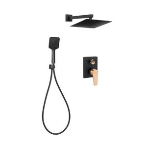 INVENA - Podomietkový set MIDNIGHT, čierna / ružové zlato TREND BS-35-014-V vyobraziť