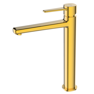 INVENA - Umývadlová batéria vysoká GLAMOUR TREND zlato BU-02-W09-V vyobraziť