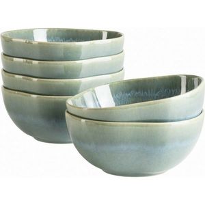 Mäser Súprava misiek Cordelia Atacama Green Textura 16 cm, 6 ks vyobraziť