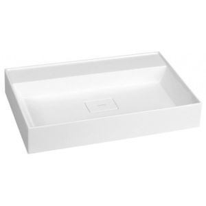 SAPHO - GODIVA umývadlo, liatý mramor, 68x44cm, bez otvoru, biela GU068-0 vyobraziť