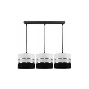 Luster na lanku CORAL 3xE27/60W/230V čiernobiela 0635 vyobraziť