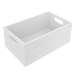 Orion Drevená debnička, biela, 36 x 26 x 15 cm​ vyobraziť