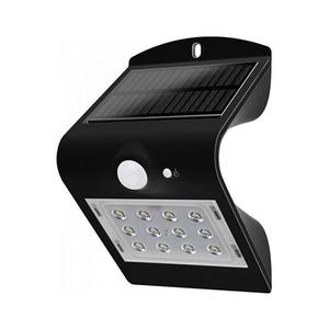 LED Solárne nástenné svietidlo so senzorom LED/1.5W/3, 7V IP65 čierna 8277 vyobraziť