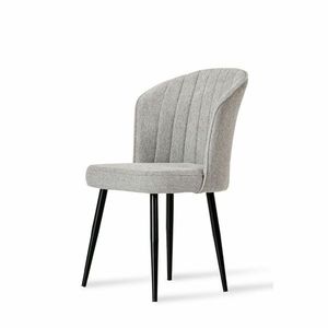 Súprava jedálenských stoličiek Rubi 2 Grey and Black, 4 ks vyobraziť