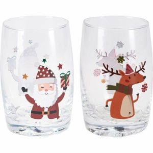 Súprava 2 vianočných pohárov Santa a Sob 250 ml vyobraziť