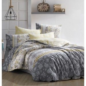 BedTex Bavlnené obliečky Vera sivá, 220 x 200 cm, 2 ks 70 x 90 cm vyobraziť