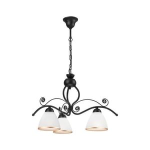 Luster na reťazi RETRO II 3xE27/60W/230V čierna LM 3.51/czarny mat vyobraziť