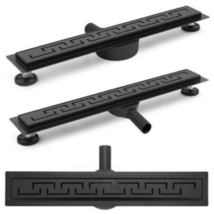 REA - Lineárny sprchový žľab Greek PRO čierna matná 90 REA-G8026 vyobraziť