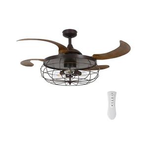 FANAWAY 212921 - LED Stropný látor INDUSTRI 3xE27/4W/230V hnedá + DO 212921 vyobraziť