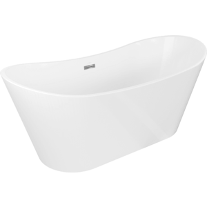 Akrylátová voľne stojaca vaňa MEXEN MONTANA 170x80 cm + vaňový sifón - biela vyobraziť