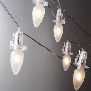 Svetelná reťaz Šiška, 20 LED žiaroviek Filament, číry kábel, predĺženie vyobraziť