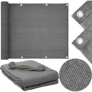 Balkónová zástena šedá 0, 8x5 m PE vyobraziť