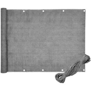 Balkonová zástěna šedá 90x500 cm PE vyobraziť