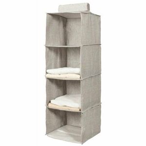 Compactor Závesný organizér na oblečenie OXFORD, 30 x 30 x 94 cm, 4 police vyobraziť