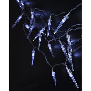 Solight Svetelná vonkajšia reťaz s 50 LED akrylátovými cencúľmi, 7, 5 m vyobraziť