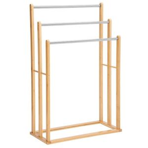 Bambusový věšák na ručníky BRANDO hnědý vyobraziť