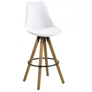 Barová stolička Dema biela vyobraziť