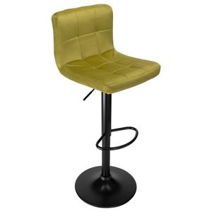 Barová židle ARAKO BLACK olivová vyobraziť