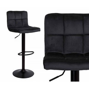 Barová židle ARAKO II samet černá vyobraziť