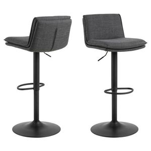 Barová židle Flynn II tmavě šedá vyobraziť