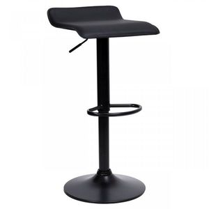 Barová židle PORTI BLACK eko kůže černá vyobraziť