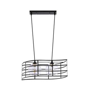 Luster na lanku 2xE27/60W/230V W-5179/2 BK vyobraziť