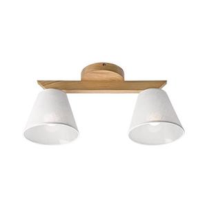 Prisadený luster ANTONIO 2xE14/40W/230V dub LM-2.128/dąb/biały vyobraziť
