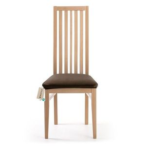 Restilo Napínací poťah na sedák na stoličku tmavohnedá, 40 x 40 + 5 cm vyobraziť