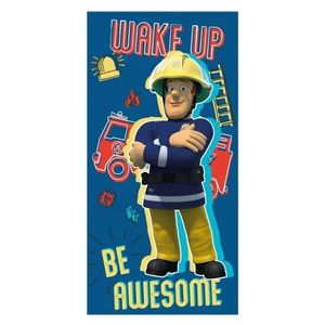 Bavlnená froté osuška Požiarnik Sam 70x140 cm viacfarebná vyobraziť