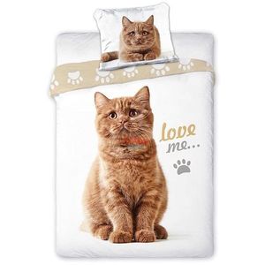 Bavlnená posteľná bielizeň Best Friends 006 - 140x200 cm vyobraziť