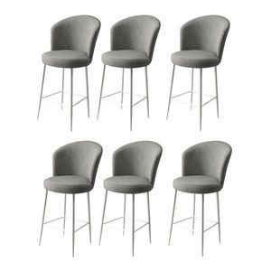 Súprava barových stoličiek Alte Grey and White, 6 ks, 6 ks vyobraziť