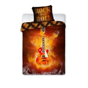 Bavlnená posteľná bielizeň Gitara 160x200 cm vyobraziť