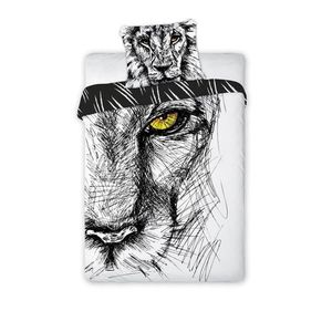 Bavlnená posteľná bielizeň Lion 160x200 cm vyobraziť