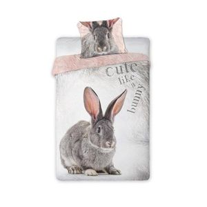 Bavlnená posteľná bielizeň Wild Králik 140x200 cm vyobraziť