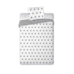 Bavlnená posteľná bielizeň Young 160x200 cm biela vyobraziť
