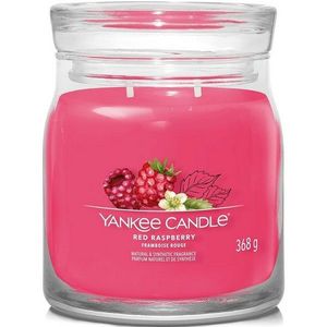 Yankee Candle Vonná sviečka stredná Signature Red Raspberry, 368 g, M vyobraziť