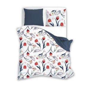 Bavlnené kvetované obliečky TULIP 160x200 cm viacfarebné vyobraziť
