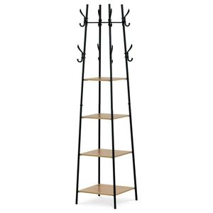 Vešák s policami GD-170 OAK, divoký dub vyobraziť